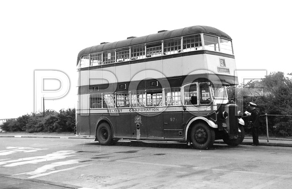 CZ 7008 Belfast Crpn 97 Daimler Cowieson with wartime window protection © SL Poole