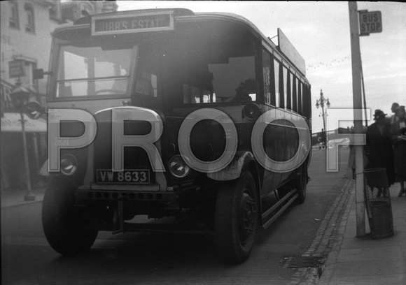 ADke 34-34. Eastern National. Leyland PLSC 2831. VW 8633. 1939.
