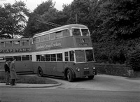 DG0003129 HNU 827 Bradford trolleybus AEC 661T