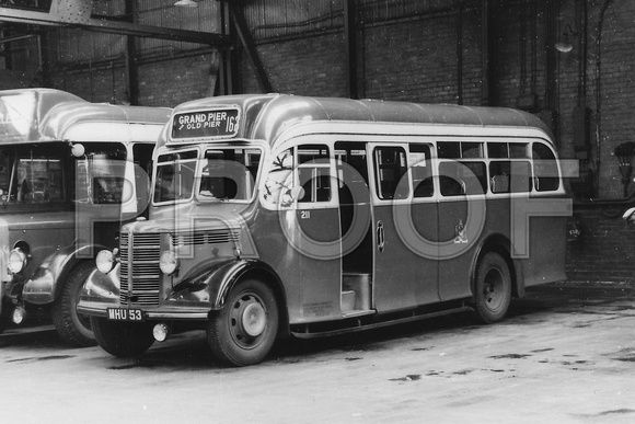 MHU 53 Bristol Tramways 211