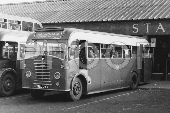 MHU 247 Bristol Tramways 2501