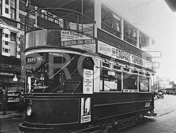 Ilford ﻿Corporation Tramways 5.