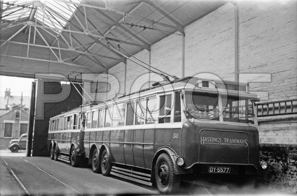 DY 5577 Hastings Tramways 50