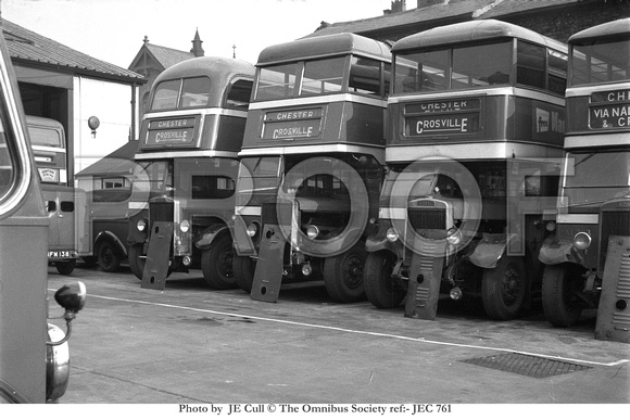 ACS 859/ACS 856 Crosville M562/M560 &quot;Leyland TD7 Northern Counties/Pickering bodywork respectively at Chester&quot;