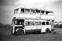 COx 65 with other Birmingham City Transport buses in scrap yard