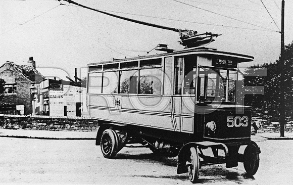 Leeds trolleybus 503