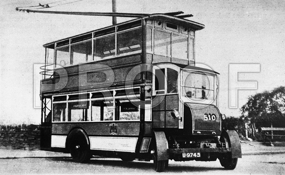 Leeds trolleybus U 9745