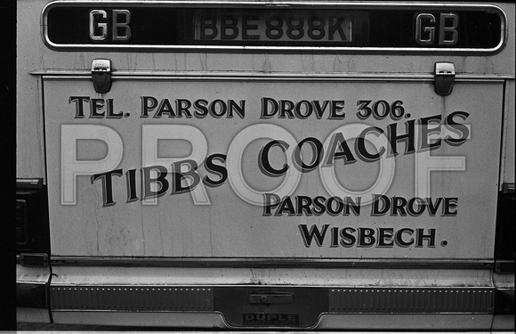 BBE 88K Tibbs Bedford Duple boot door
