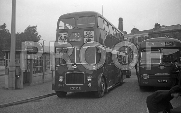 KCK 909 Ribble 1548 Leyland PD3 Burlingham + FCK 872.