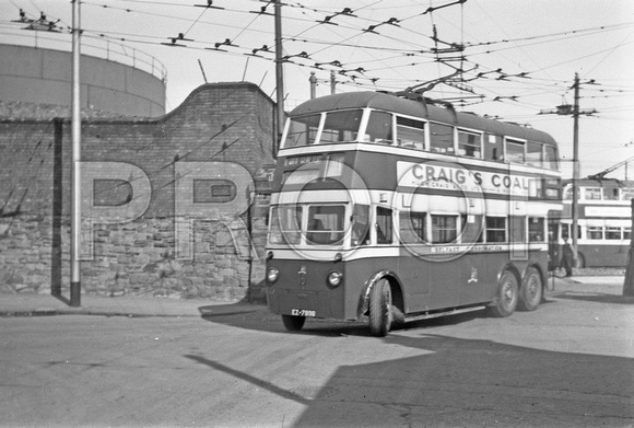 EZ 7898 Belfast Crpn trolleybus 10 Karrier E6A Harkness