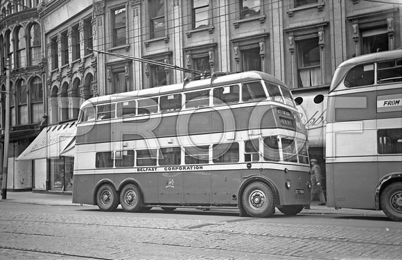 EZ 7894 Belfast Crpn trolleybus 6 Daimler CTM6 Harkness
