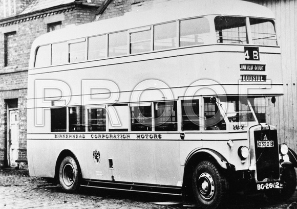 BG 2662 Birkenhead Crprn 197 Leyland TD3c Massey