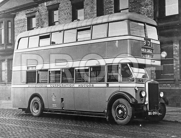 BG 2661 Birkenhead Crprn 196 Leyland TD3c Massey