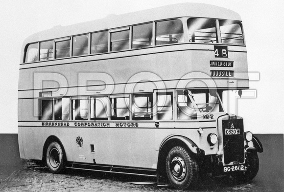 BG 2662 Birkenhead Crprn 197 Leyland TD3c Massey