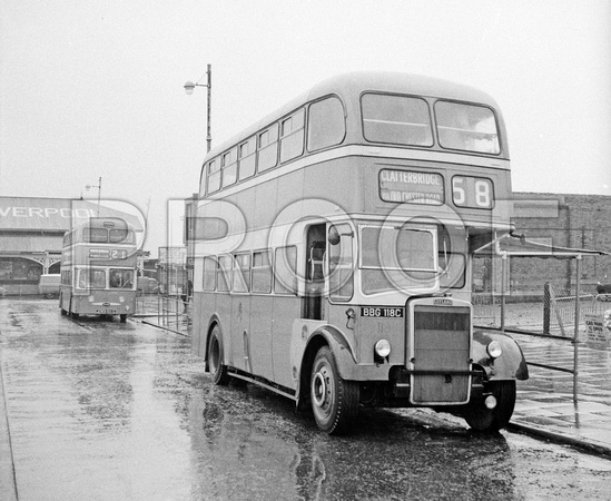 BBG 118C Birkenhead Crpn 118 Leyland PD2-40 Massey