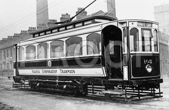Halifax tram 103 Halifax cantilever Halifax