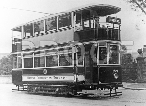 Halifax tram 104 Halifax cantilever Halifax