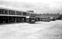 Wilts & Dorset Basingstoke bus station with HMR 745 Bristol KSW5G ECWetc JP01_0002190