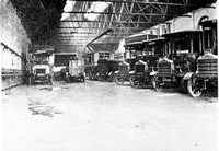 EH 578 etc, Daimlers in Fenton Depot.