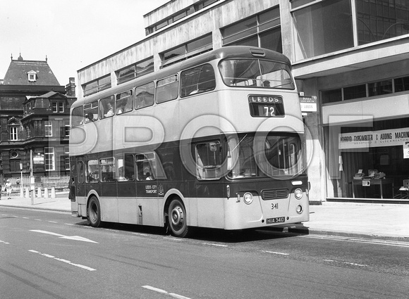 HUA 341D Leeds 341 Leyland Atlantean MCW