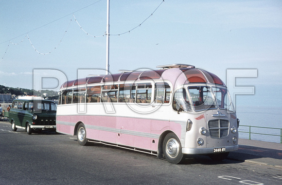 2448 MN (URU 980) Corkish Bedford SB3  Plaxton