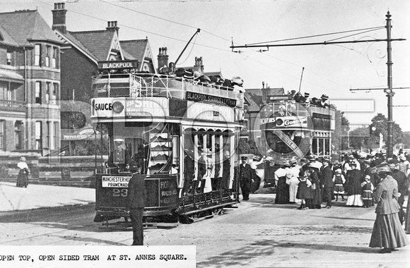 Lytham St Annes tram 23