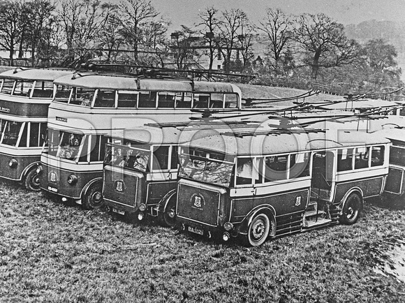 RM C20630. RA 1821 Chesterfield Crpn trolleybus 11  Straker-Clough Reeve & Kenning + others