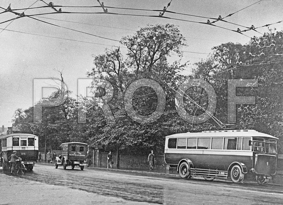 RM C20623 RA 1810 Chesterfield Crpn trolleybus 1 Straker-Clough Reeve & Kenning