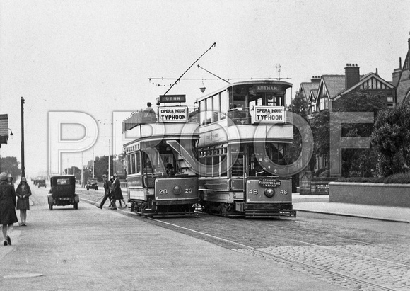 Lytham St Annes tram 20 & 46