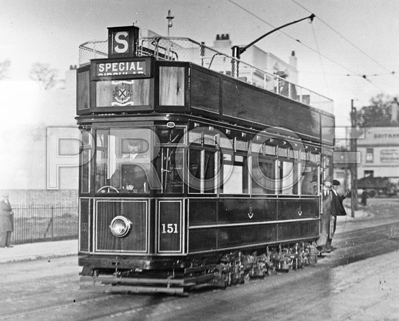 Plymouth tramcar 151