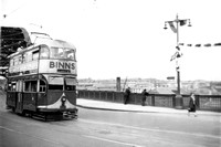 Sunderland tram 48 Marley & Taunton EEC  24May53