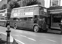 DYL 860 Hants & Sussex.  AEC Regent ST LPTB @ Winchester Broadway June or July 1953