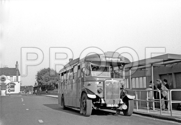 GH 3815 Venture 39 AEC Regal on loan LPTB T188