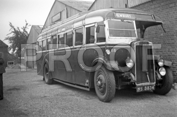MS 8834 Newbury & Dist 88 Leyland TS1 Alexander