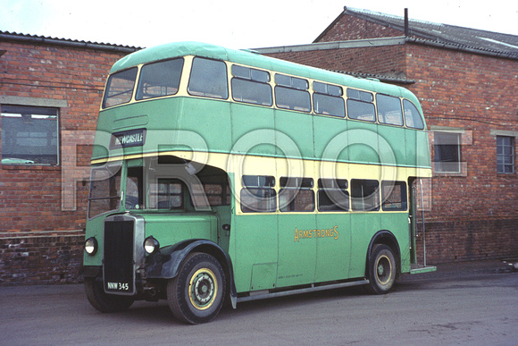 KNW 345 Armstrong, Newcastle Leyland PD Leyland
