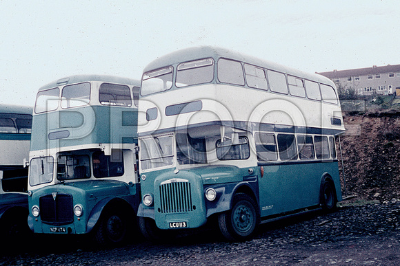 LCU 113 Morris, Swansea Daimler CCG6DD Roe