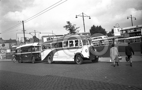 AFU 393 Atkins Skegness Dennis Lancet II Willowbrook on Huntingdon St, Nottingham