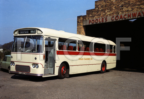 DRF 133E Poole AEC Reliance Willowbrook Plaxton