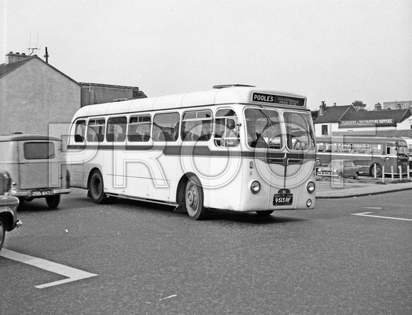 9513 RF Poole 9 Leyland Leopard Burlingham