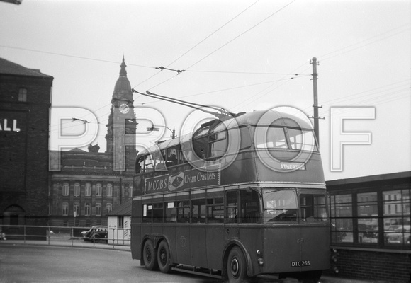 DTC 265 South Lancs  trolleybus 56