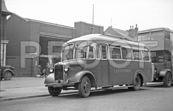 JU 5950 Lester Bros, Bedford WTL Willowbrook @ Loughborough- The Rushes