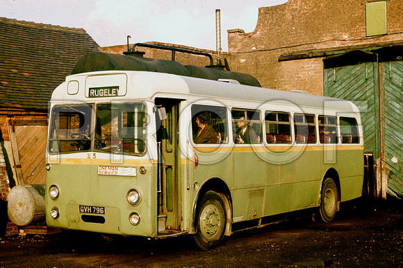 GVH 796 Wheildon Green Bus 25