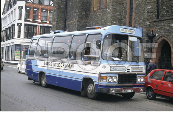 BMN 111A Tours Isle of Man 28 Bedford Duple