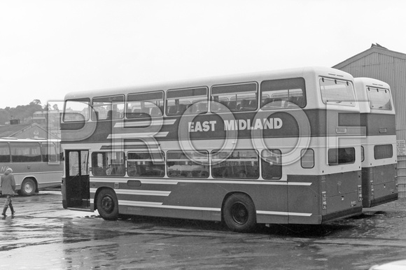 C327 HWJ East Midland 327  Leyland ONLXB Olympian ECW