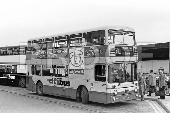 GDR 207N Plymouth City Bus 207 Leyland Atlantean AN68 Park Royal