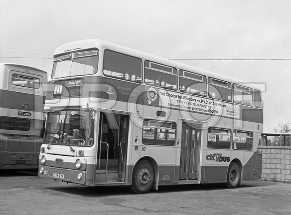 LTK 97R Plymouth City Bus 97 Leyland Atlantean Roe