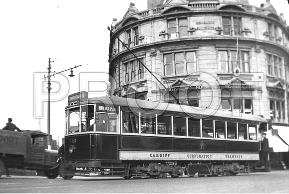 Cardiff Tram 123