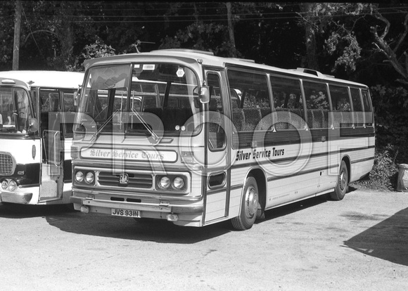 JVS 931N  Silver Service Tours Bedford Duple RM A12078