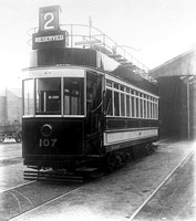 Newcastle tram 107.