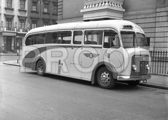 JWR 281 Krby & Sons (Harthill) Commer Plaxton